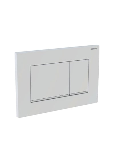 Geberit Sigma 30 Kumanda Kapağı - Çift Basmalı Beyazparlakbeyaz