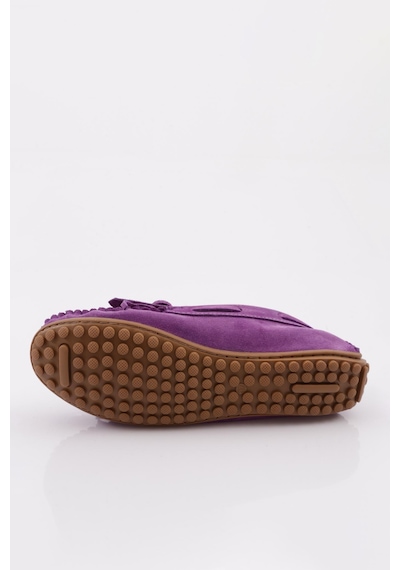 Dgn K118 Kadin Püskül Detayli Loafer Ayakkabi K118-1774-R1270 Mor