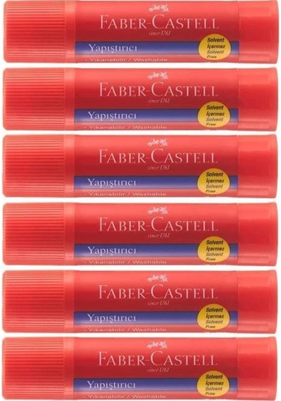 Faber Castell Stick Yapıştırıcı 40 Gram - 12 Adet