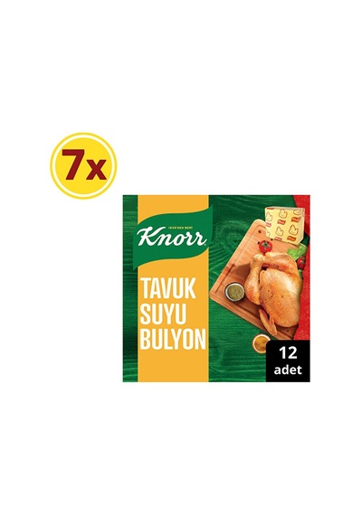Knorr Tavuk Suyu Tablet Bulyon 12li X 7 Adet