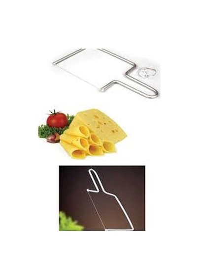 Paslanmaz Metal Peynir Dilimleme Aparatı Bx40 Ahşap - Şeffaf