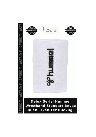 Delux Serisi Hummel Wrıstband Standart Beyaz Bilek Erkek Ter Bilekliği