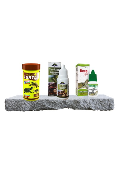 Purecanpati Ahm Turtle Mix 250 Ml Yem + Tor-axsol Vitamin + Deepfix Kabuk Koruyucu Seti