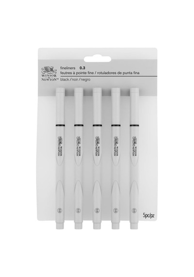 Fineliner, Keten Genişliği - Siyah, 0,3 Mm