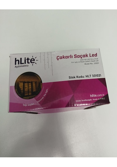 Çakarlı Saçak Led 220v 100 Ledli Günışığı Renk Beyaz Çakarlı 10 Metre Ip65 Hlite 1 Adet