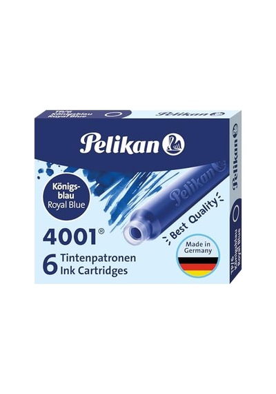 Pelikan Kartuş Serisi Tp6x Dolma Kalem Kartuşu Mavi ---