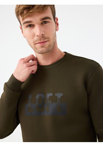 LOFT Regular Fit Erkek Sweatshirt Lf2041178 Q1.v1 Haki