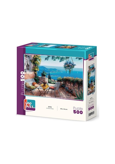 Venedik Ve Limana Karşı İkili Set - 1000 + 500 Parça İkili Puzzle Seti