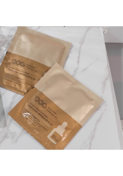 Şeffaflaşan Kağıt Maske Kırışıklık Karşıtı, Dünyada İlk Kök Hücre Teknolojili Maske, Hücresel Yenileyici & Yoğun Cilt Onarıcı, Tek Kullanımlık Kore Cilt Bakım Maskesi