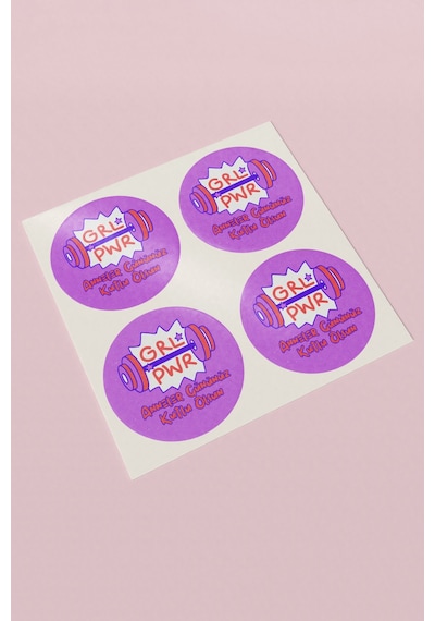 Anneler Gününüz Kutlu Olsun Sticker Etiket 3x3cm St2409 Çok Renkli