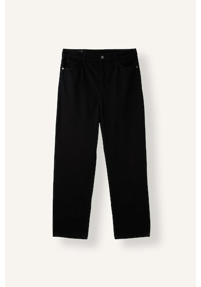 Defacto %100 Pamuk Baggy Fıt Geniş Paça Jean Pantolon F2985ax26aunm40 Siyah-nm40
