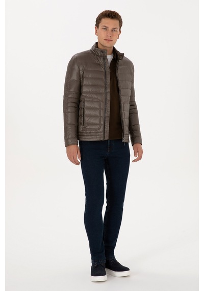 U.S. Polo Assn. U.s. Polo Erkek Slim Fit Kaz Tüğü Spor Mont 2246527 More25k Vizon