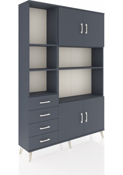 Arges Dolap 8 Raflı 4 Çekmeceli 4 Kapaklı 132x30x195 Antrasit-antrasit/antrasit Antrasıt/antrasıt Arges Dolap 8 Raflı 4 Çekmeceli 4 Kapaklı 132x30x195 Antrasit-antrasit/antrasit Antrasıt/antrasıt