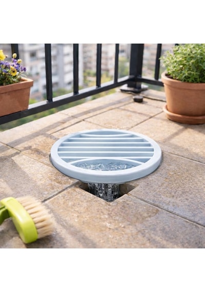 2 Li Yuvarlak Gider Süzgeci Ve Koku Önleyici Kapak, Banyo, Mutfak, Duş Ve Zemin Giderlerinde Kullanıma Uygun, 10 Cm Çap, Dayanıklı Plastik, Saç Ve Atık Tutucu Izgaralı Tasarım, Kolay Temizlik
