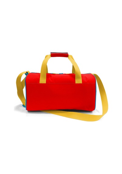 Coral High Renkli Blok Desenli Spor Çantası 27522 Kırmızı