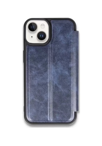 Newface Apple Apple iPhone Uyumlu  15 Kılıf Flip Cover - Lacivert