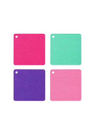 İbico İ22-084 17x17cm 2in1 Kare Silikon Nihale Kambura Bastı Kalıp - 12'li Paket Diğer