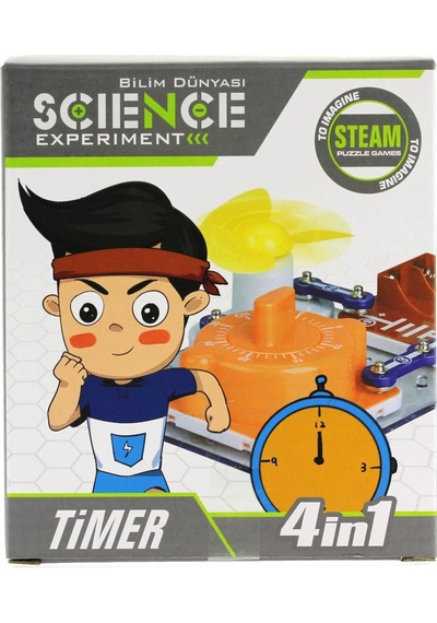 Eğlenceli Deney Setim Zamanlayıcı 4 İn 1