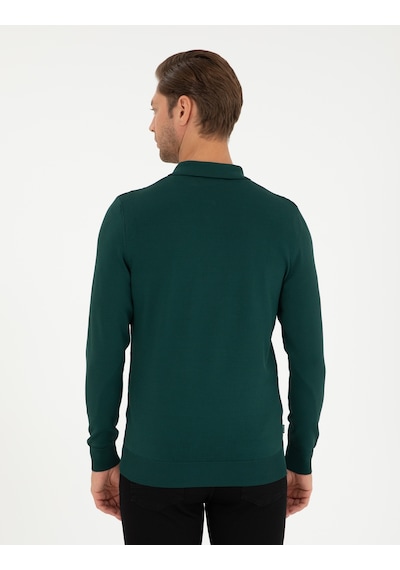 Pierre Cardin Erkek Yeşil Kazak /triko 50296453-vr054 Yeşil