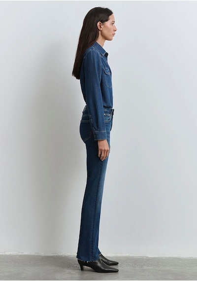 Mavi Kadın Marıa Dark Blue Gold Denim 101225-80680 Mavi