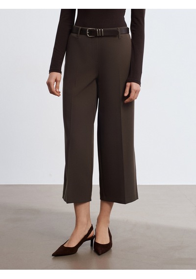 Dilvin 72640 Düz Paça Pantolon-haki Haki