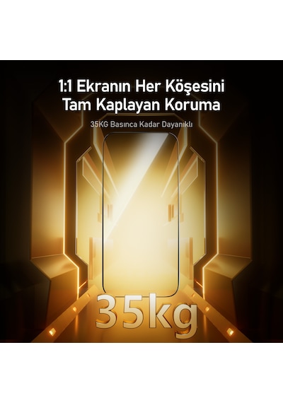 Aohi The Future Apple Uyumlu   iPhone 17 Air Pro Ekran Koruyucu, Tam Kaplayan Kırılmaz Temperli Camlı Koruma