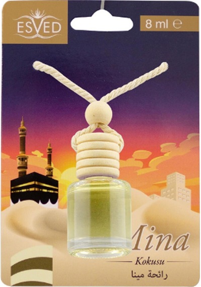 Mina Kokusu 8 Ml Araba Kokusu Cam Şişe