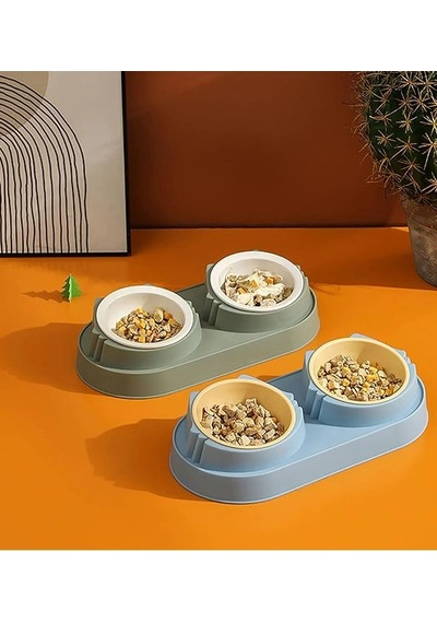 Bay Mikopet Çift Bölmeli Mama Ve Su Kabı Najmaddin