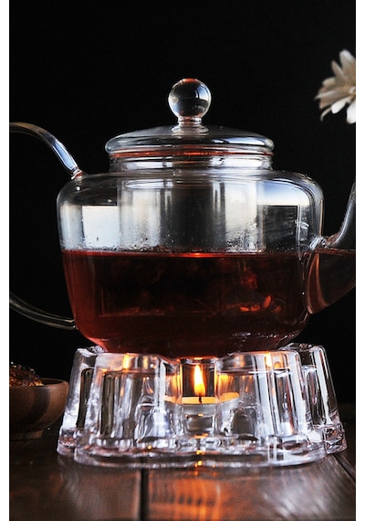 Taşev Folium - Süzgeçli Demlik 800 Ml T1619 Şeffaf