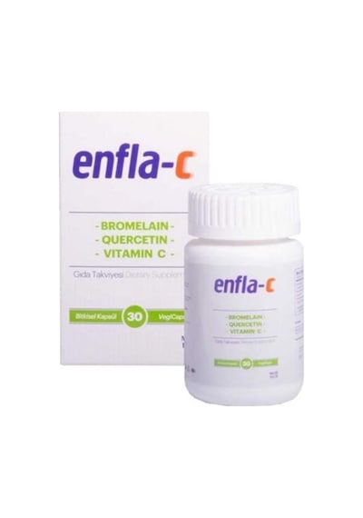 Meditech Enfla-C Takviye Edici Gıda 30 Bitkisel Kapsül