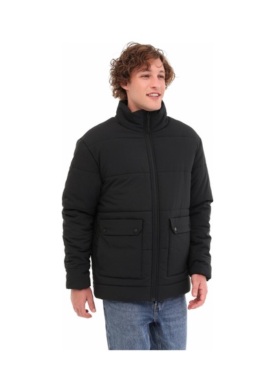 Kinetix Ml Alger Coat 5pr Siyah Erkek Kısa Kaban 000000000102027798 Siyah