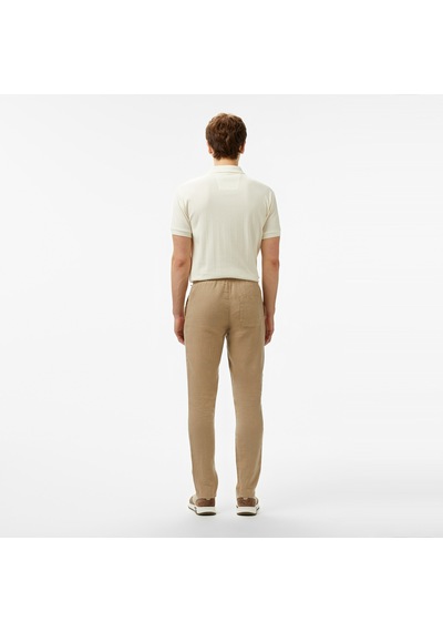 Nautica Erkek Bej Jogger Keten Pantolon Düz P55116t Bej