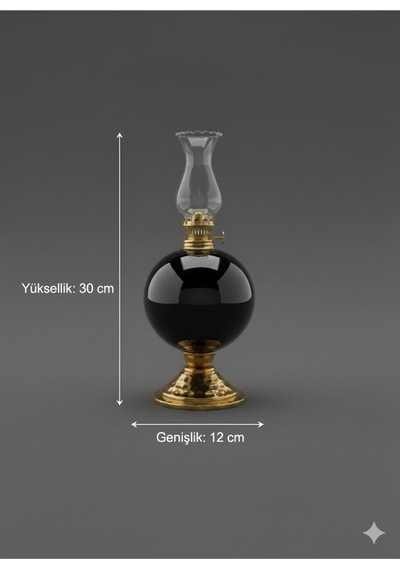 Otantik Gaz Lambası Dekoratif Antika Tarz