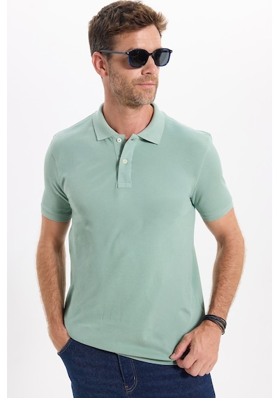 Tudors Erkek Slim Fit Dar Kesim Premium Seri %100 Pamuk Yumuşak Dokulu Merserize Yeşil Polo Yaka Tişört-50926 Tudors Erkek Slim Fit Dar Kesim Premium Seri %100 Pamuk Yumuşak Dokulu Merserize Yeşil Polo Yaka Tişört-50926