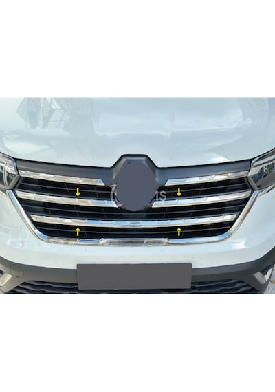 Renault Trafic Ön Panjur - Krom 3 Parça 2021-2024