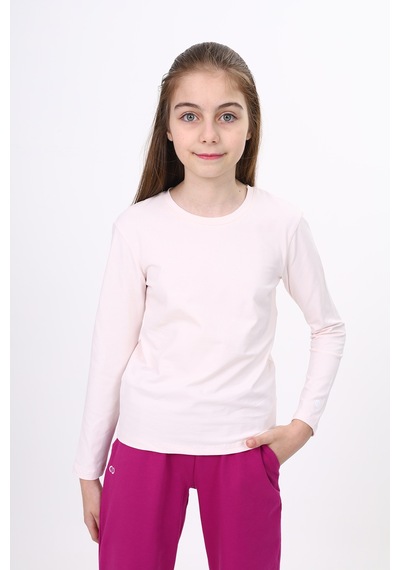 Toontoy Kids Toontoy Kız Çocuk Baskısız Tişört Pudra