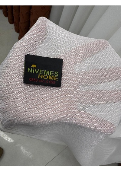 Nivemeshome Yeni Nesil Balıksırtı V-101 1/2,5 Pileli Tül Perde 300x260