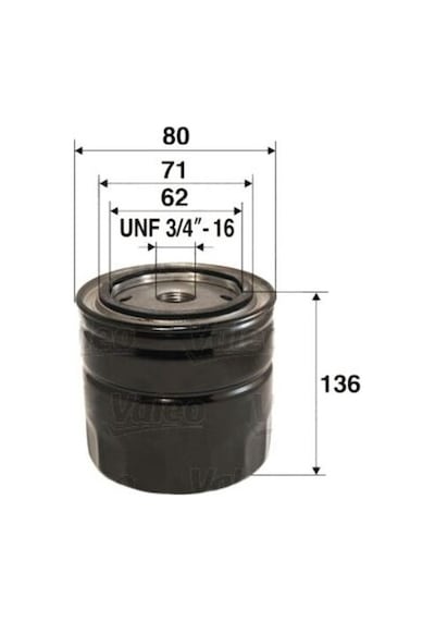 Valeo 586018 Yağ Filtresi Volkswagen Golf Iı 1.8 Gtı G60 Corrado 1.8g60 37115561