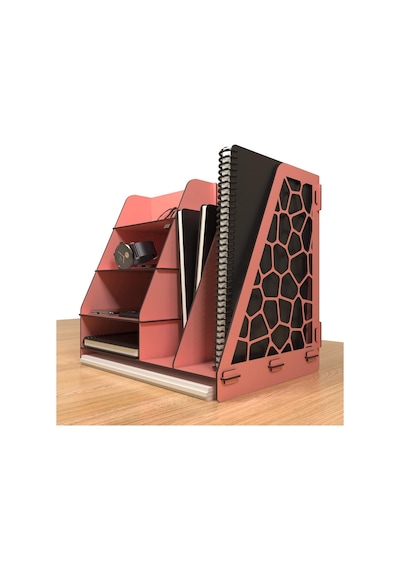 Kuk Design Voronoi Masaüstü Organizer Düzenleyici A4 Evrak Rafı Genel