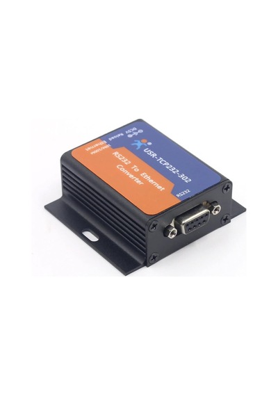 Usr-tcp232-302 Rs232 To Ethernet Çevirici Modül Metal Kutu Endüstriyel Tip Seri Port Sinyal Çevirici