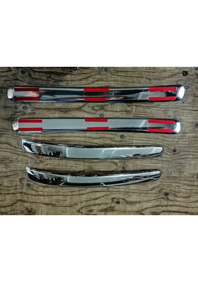 Vw Caddy Krom Tampon Kaşı 4 Parça 2003-2010 Arası