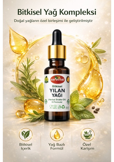Safvital Yılan Yağı Essential Aromatic 20 Ml - Saç Dökülme Karşıtı Bakım Formülü Snake Oıl 20ml