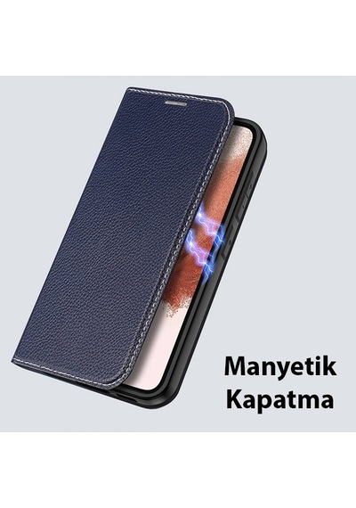 Dux Ducis Sm Galaxy S23 Plus Skinx2 Series Pu Deri Kapaklı Kılıf