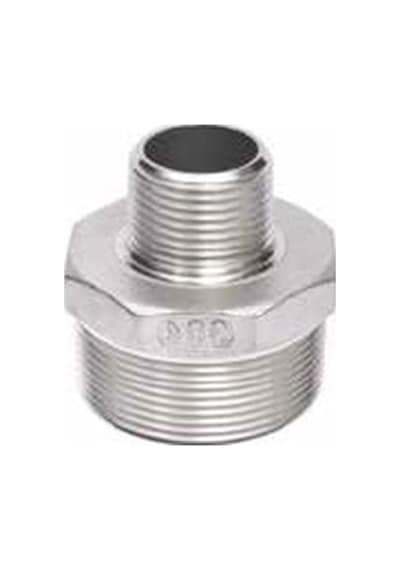 PASLANMAZ KROM 3/8'' x 1/4'' ORANTILI NİPEL