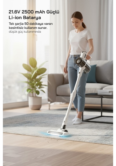 Sinbo SVC-8634 Kablosuz Dikey Süpürge Hayvan Seti