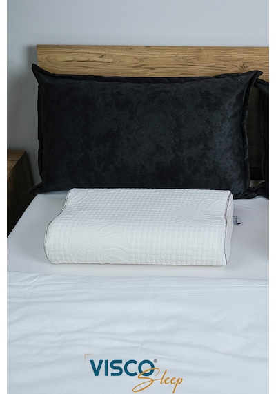 Visco Yastık Velicia Ortopedik Yastık Viskon Kılıf 55x35x12-10 Cm