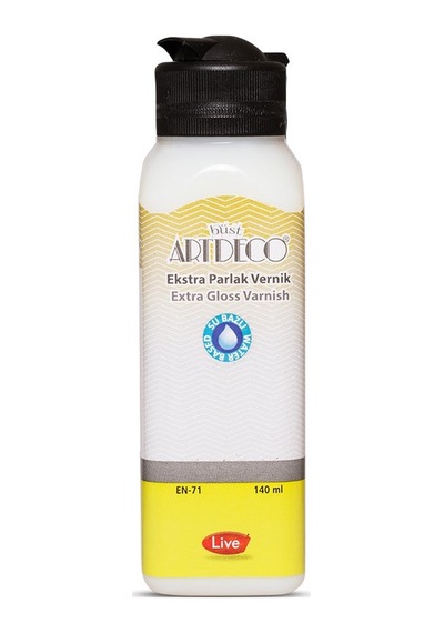 Artdeco Su Bazlı Vernik Ekstra Parlak 140Ml