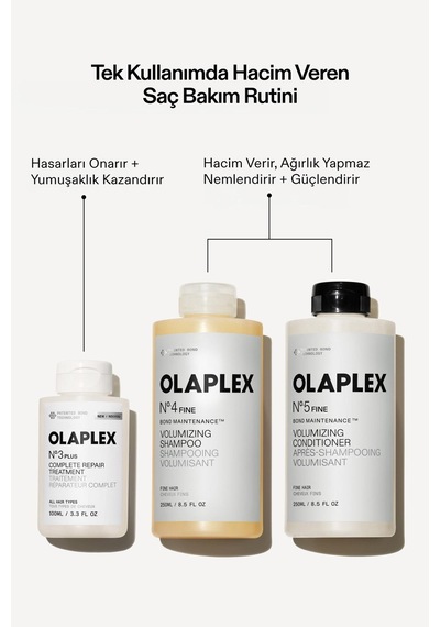No.4 Fine Bond Maintenance Volumizing Shampoo - İnce, Orta Telli Saçlar İçin Hacim Veren Bakım Şampuanı 1l İnce Telli