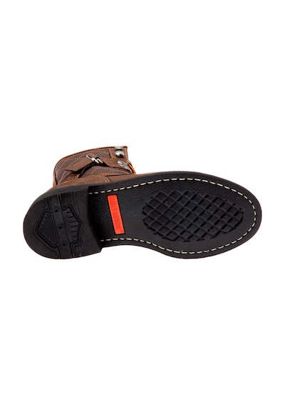 Harley Davidson New Worker Dark Brown Nubuk Erkek Bot Kahverengi