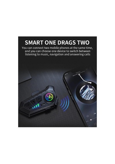 Y10 Kask Kulaklık Bluetooth Motosiklet Kulaklık 5,3 Bluetooth Intercom Motorsiklet Kulaklık 10783271